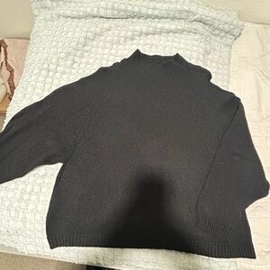 Old Navy Black Mock Neck Women's Sweater